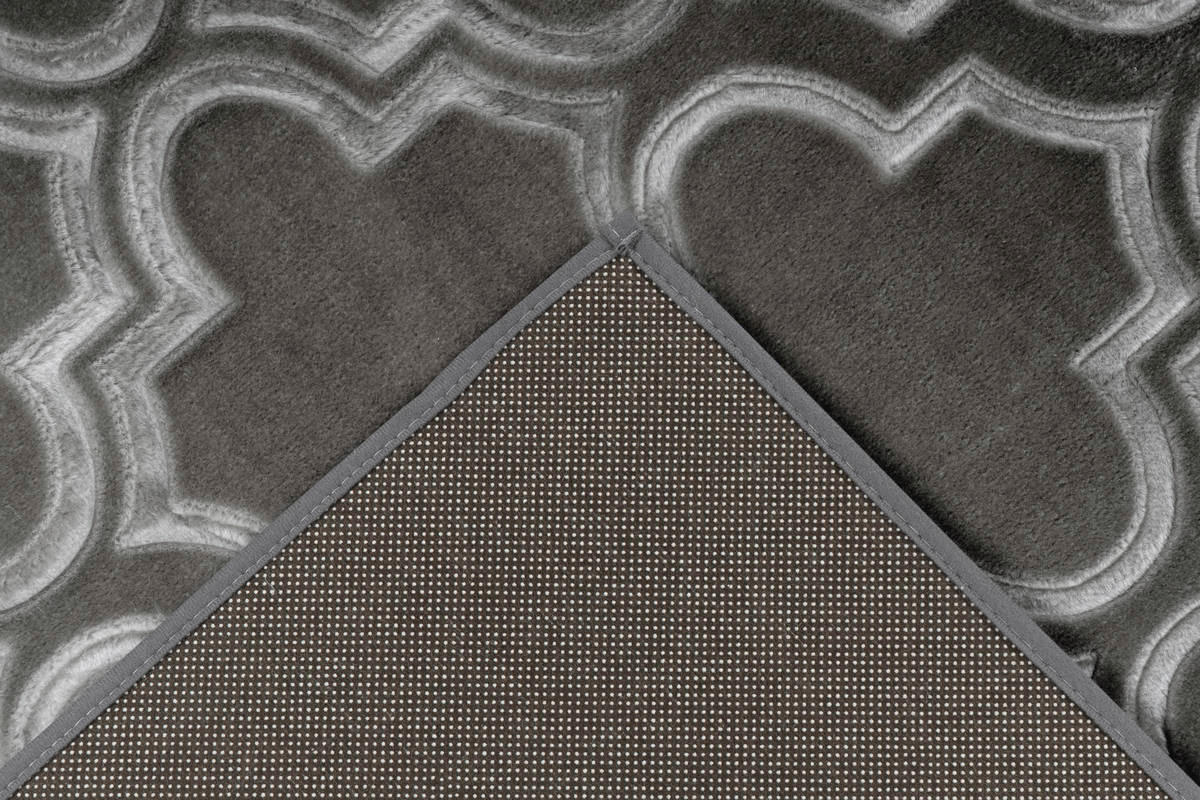 360Living Teppich Monroe anthrazit B/L: ca. 80x150 cm Monroe - anthrazit (80,00/150,00cm) - 360Living