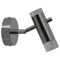 Näve Leuchten Deckenleuchte 1235842 Chrom Kunststoff Metall B/H/T: ca. 9,7x15,5x14,5 cm 1 Brennstellen Garda - Chrom (9,70/15,50/14,50cm) - Näve Leuchten