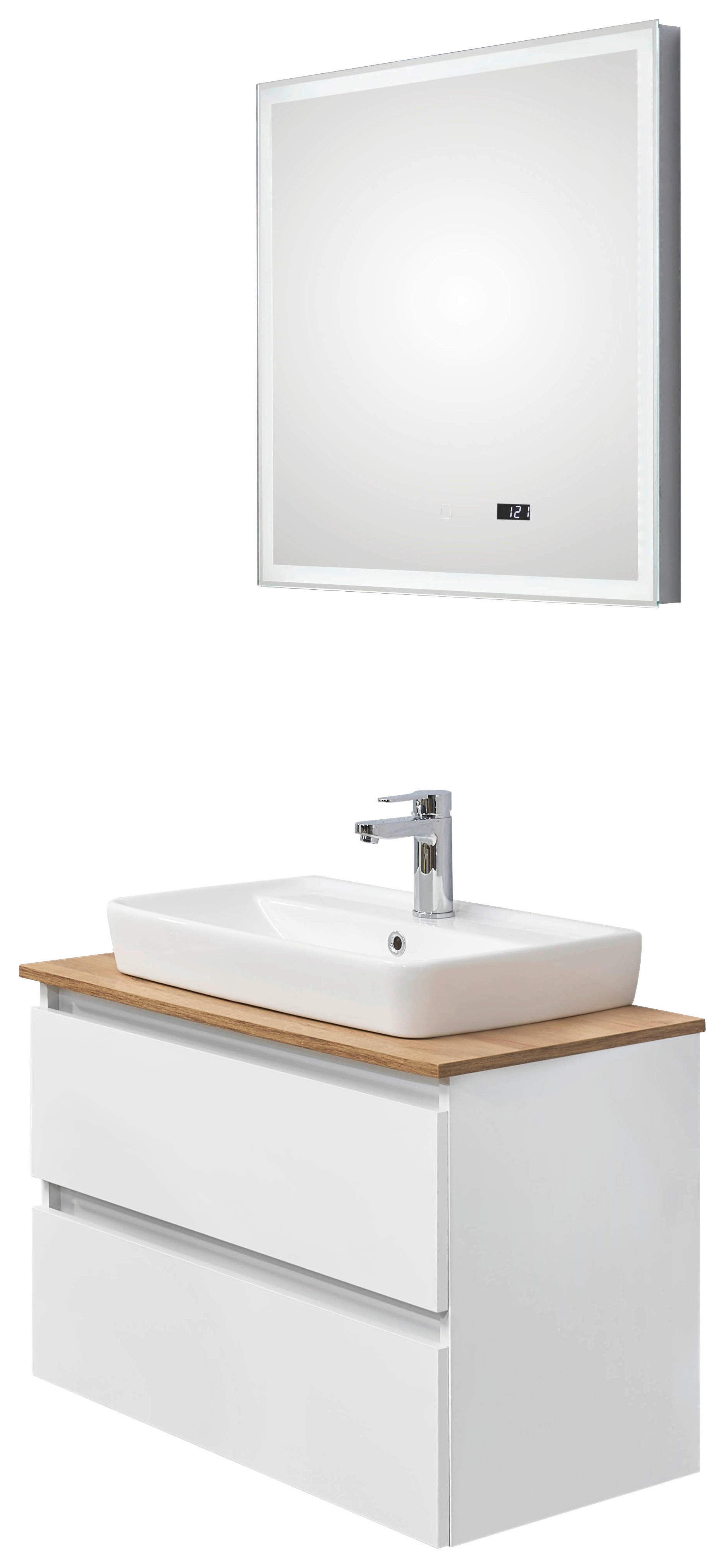 Badezimmer-Set Quickset 360 weiß glanz B/H/T: ca. 78x200x50 cm Quickset 360 - weiß (78,00/200,00/50,00cm) - Pelipal