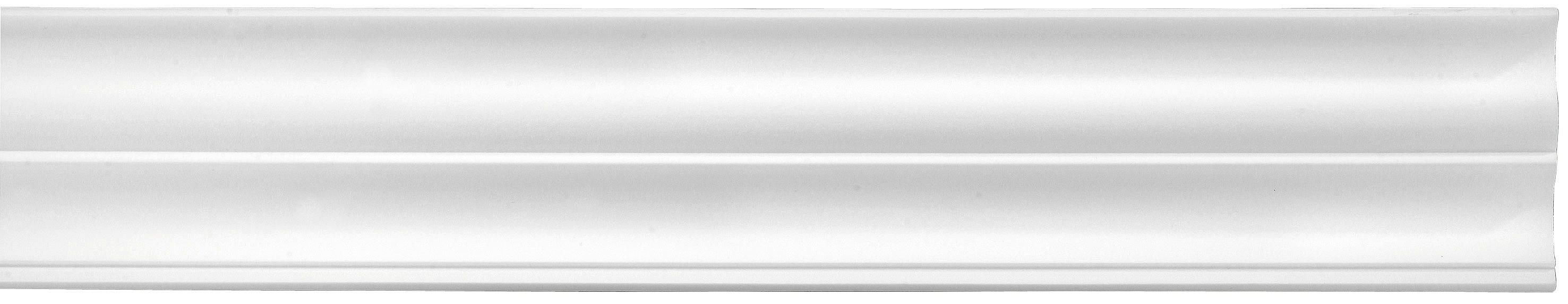 Zierprofil weiß L: ca. 200 cm Zierprofil_extrudiert_S110 - weiß (200,00cm)