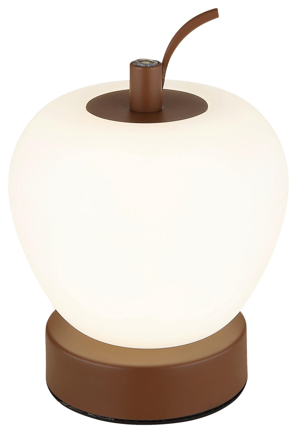 GLOBO LED-Tischleuchte braun Metall Kunststoff H/D: ca. 16,5x12 cm EVALINA - braun (12,00/16,50cm) - GLOBO