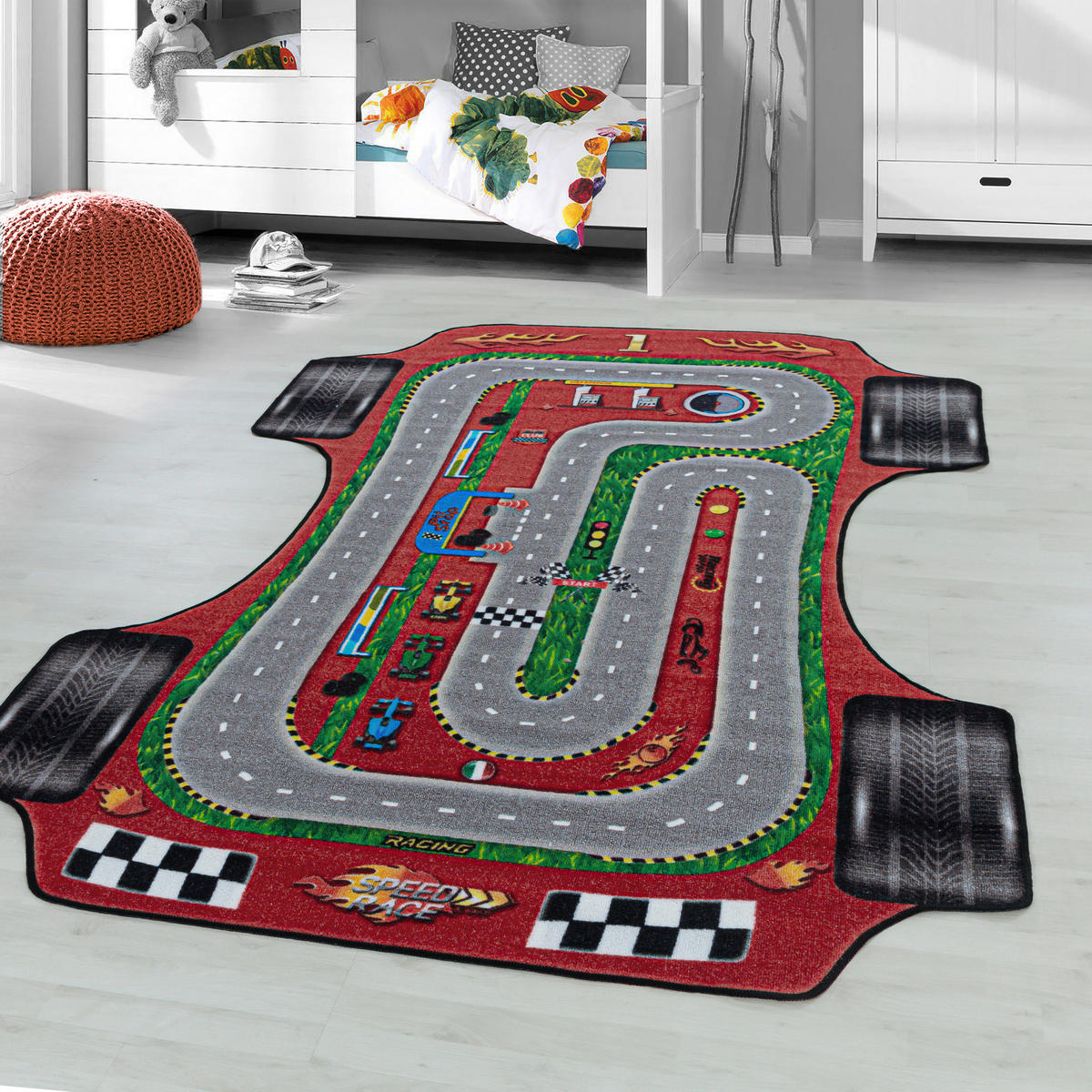 Ayyildiz Teppich PLAY rot B/L: ca. 80x120 cm PLAY - rot (80,00/120,00cm) - Ayyildiz