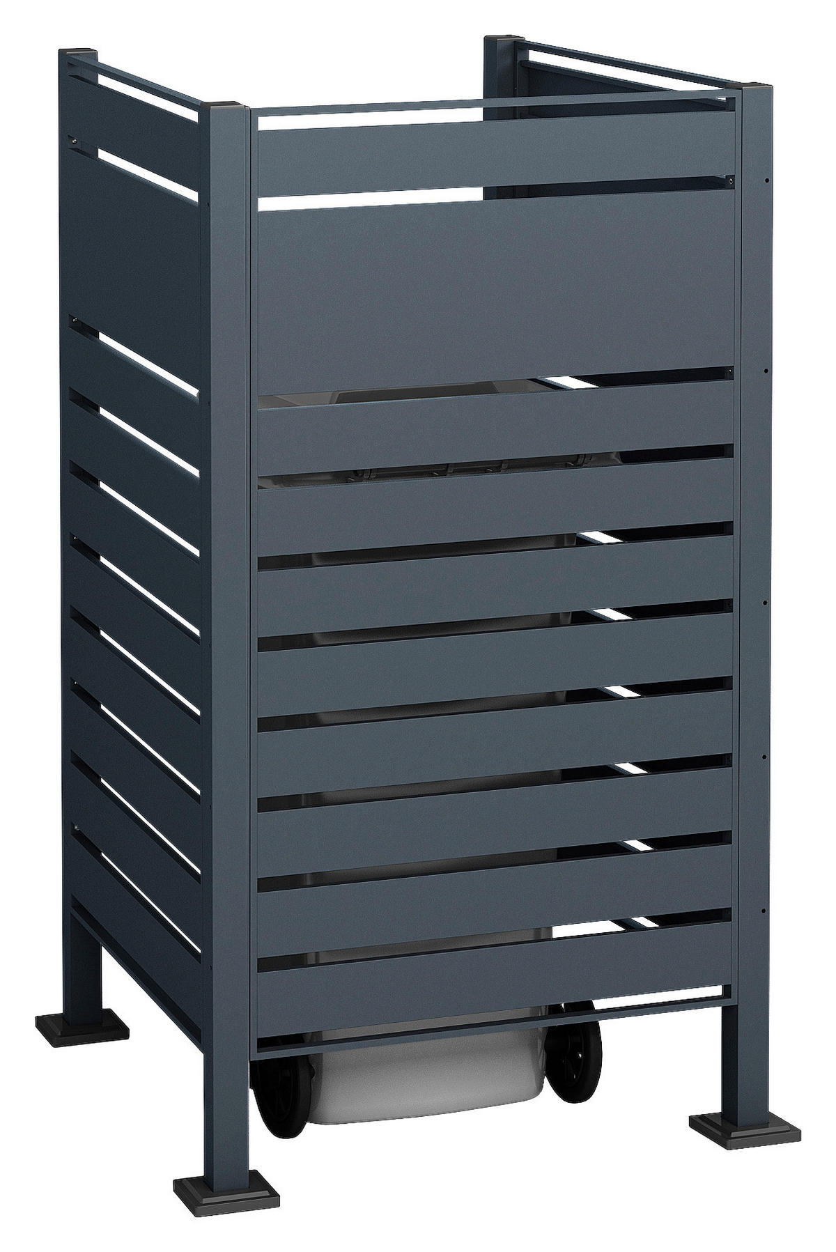 Westmann MülltonnenverkleidungBox Planum Box Planum - anthrazit (90,00/90,00/150,00cm) - Westmann