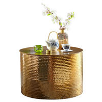 Couchtisch gold H: ca. 40 cm Couchtisch - gold (40,00cm) - Wohnling