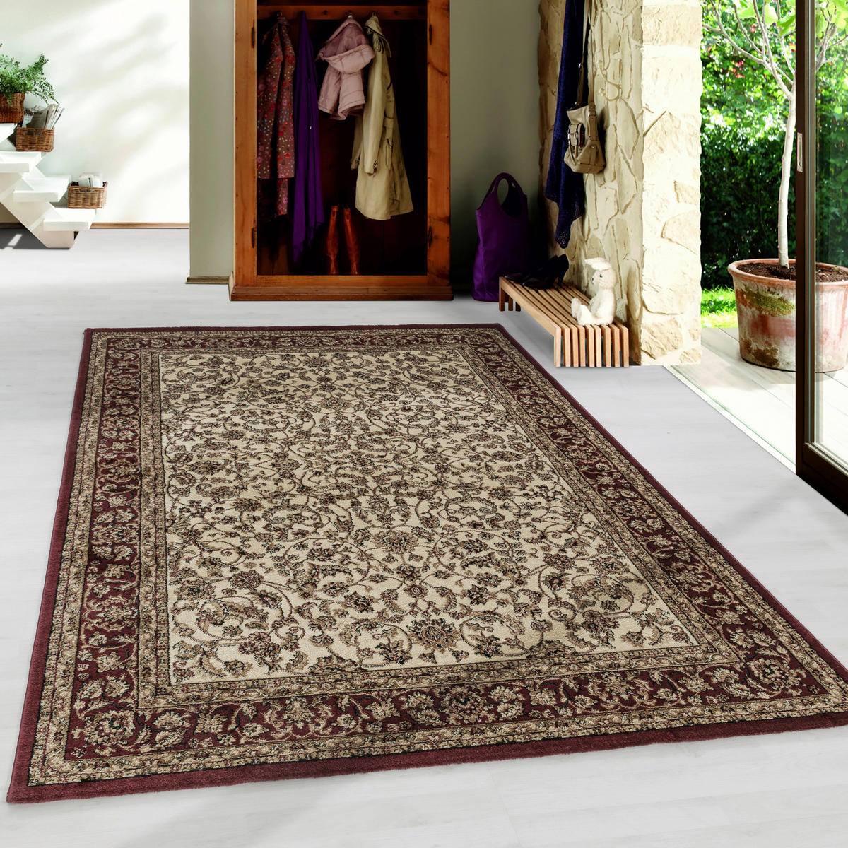 Ayyildiz Teppich KASHMIR creme B/L: ca. 240x340 cm KASHMIR - creme (240,00/340,00cm) - Ayyildiz