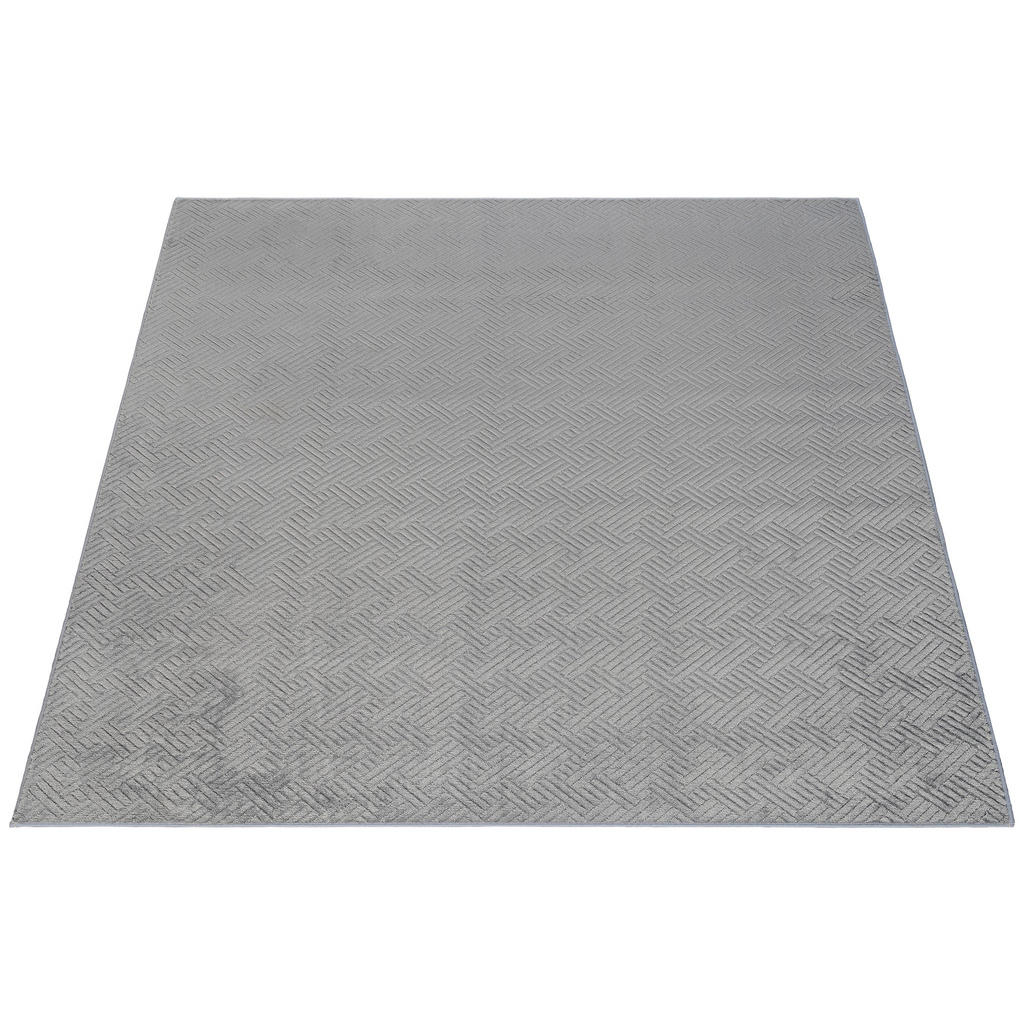 Thumbnail - Fellimitat Monaco grau B/L: ca. 120x160 cm