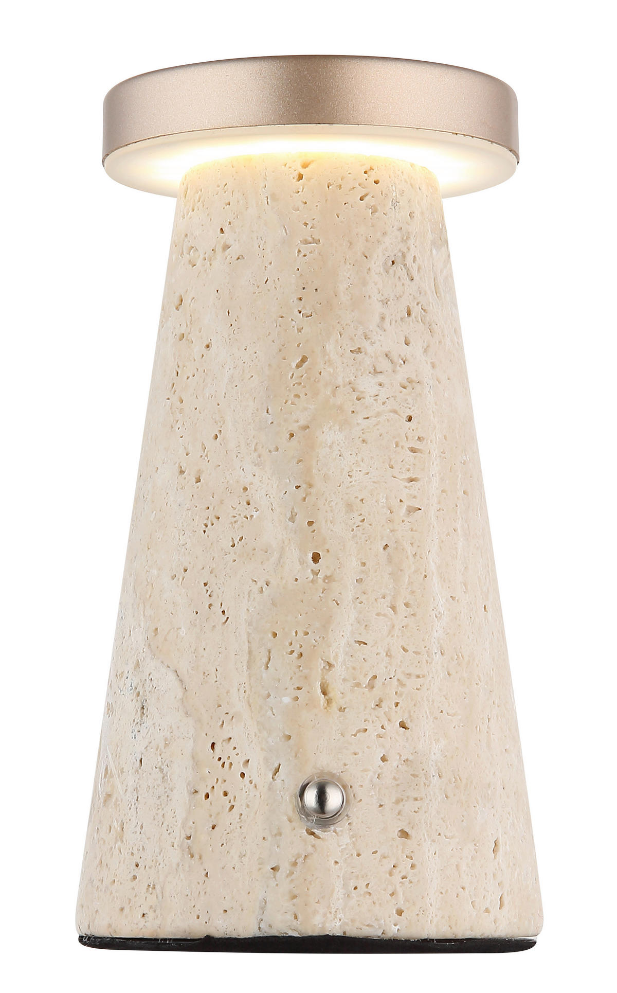 GLOBO Tischleuchte Tischleuchte-Adina - Cappuccino/grau (13,50/13,50/20,50cm) - GLOBO