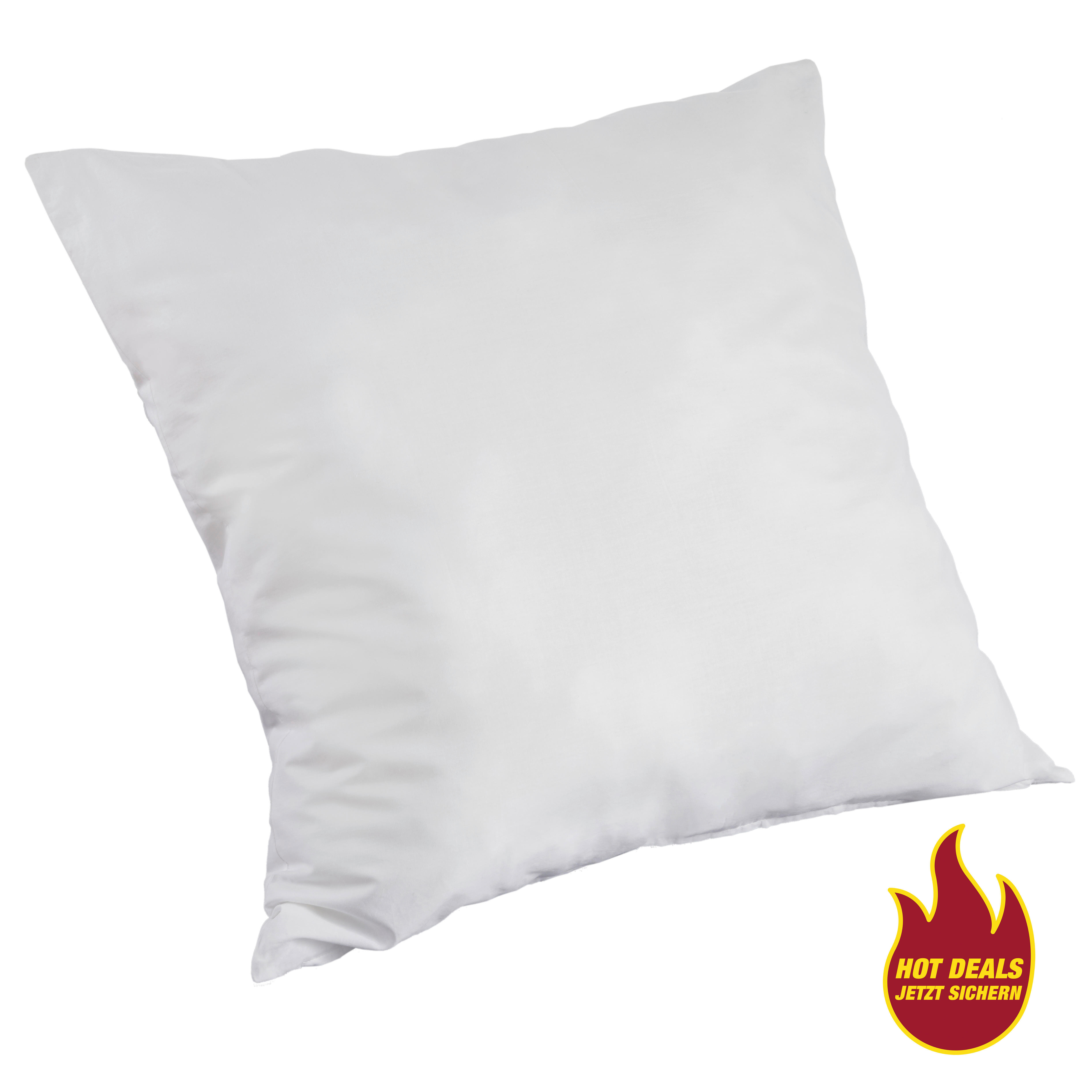 Kopfkissen Kopfkissen_Cotton-Basic 80x80cm - weiß (80,00/80,00cm)