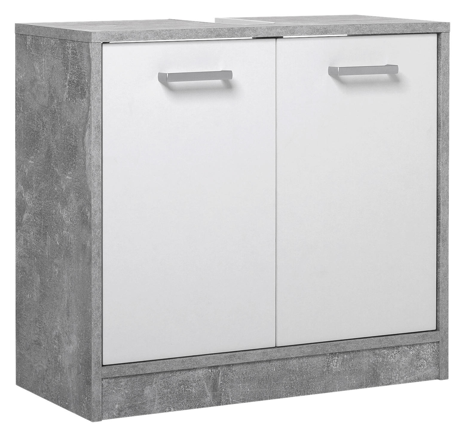 Bad-set Madeira Beton Optik Weiß B H T: Ca. 123x76,5x28 Cm Online Bei 