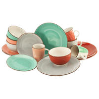 CreaTable Kombiservice Bella Casa FASHION multicolor Steingut 16 tlg. Bella Casa FASHION - multicolor - CreaTable