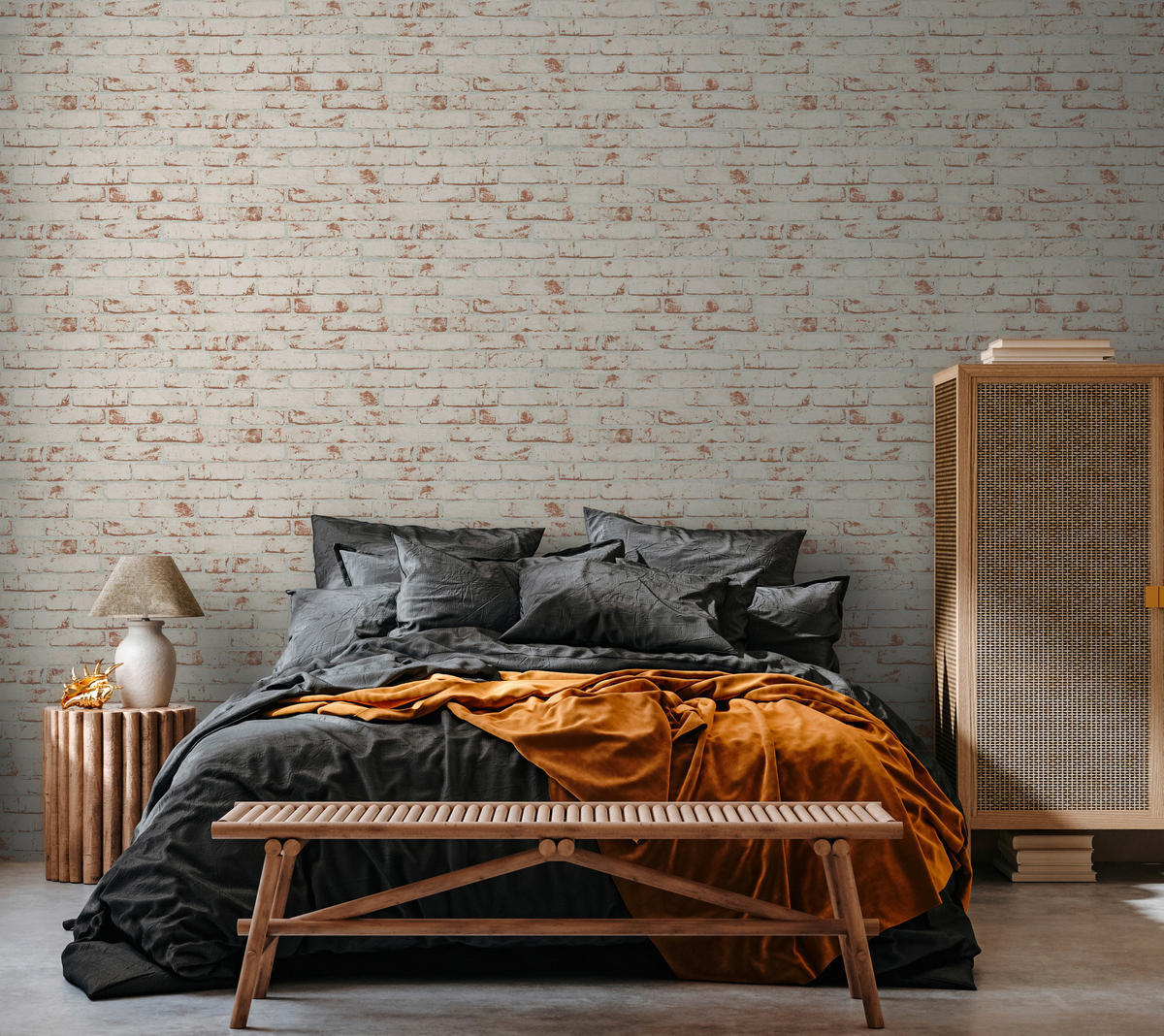 A.S.Creation Vliestapete Best of Wood`n Stone 2nd Edition Steine rot B/L: ca. 53x1005 cm Best of Wood`n Stone 2nd Edition - rot (53,00/1005,00cm) - A.S.Creation