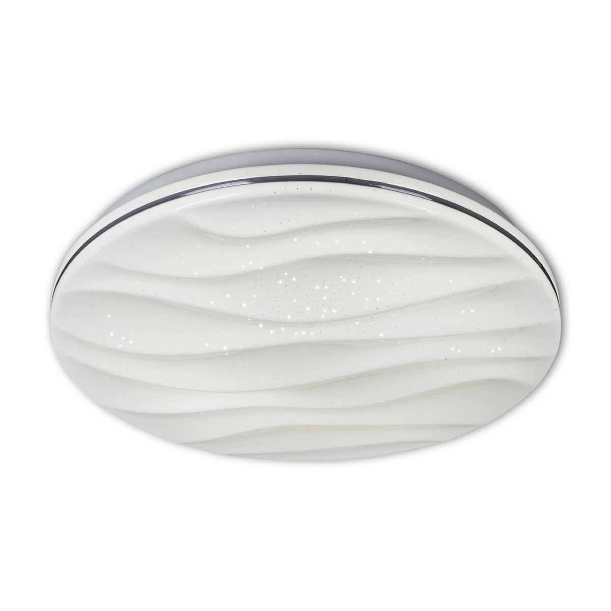 Näve Leuchten Deckenleuchte 1355923 weiß Kunststoff Metall B/H/T: ca. 38x6x38 cm null 1 Brennstellen Smart Home LED Deckenleuchte - weiß (38,00/6,00/38,00cm) - Näve Leuchten