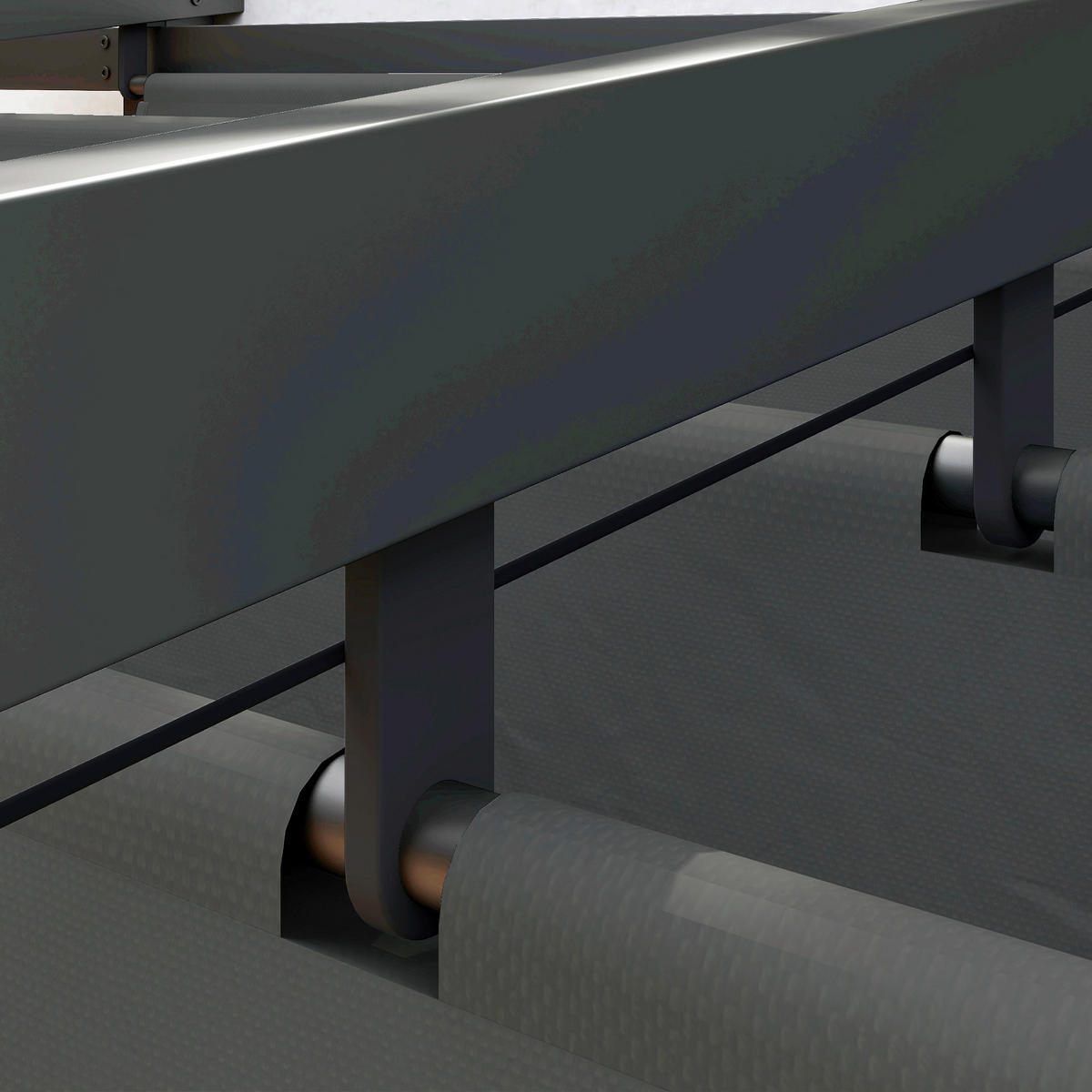 Outsunny Pergola dunkelgrau Aluminium B/H/L: ca. 297x230x297 cm Pergola - dunkelgrau (297,00/297,00/230,00cm) - Outsunny