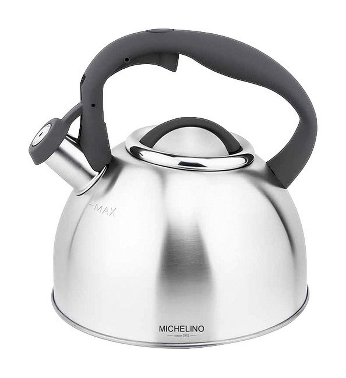 MICHELINO Flötenkessel grau Edelstahl Flötenkessel - grau - MICHELINO
