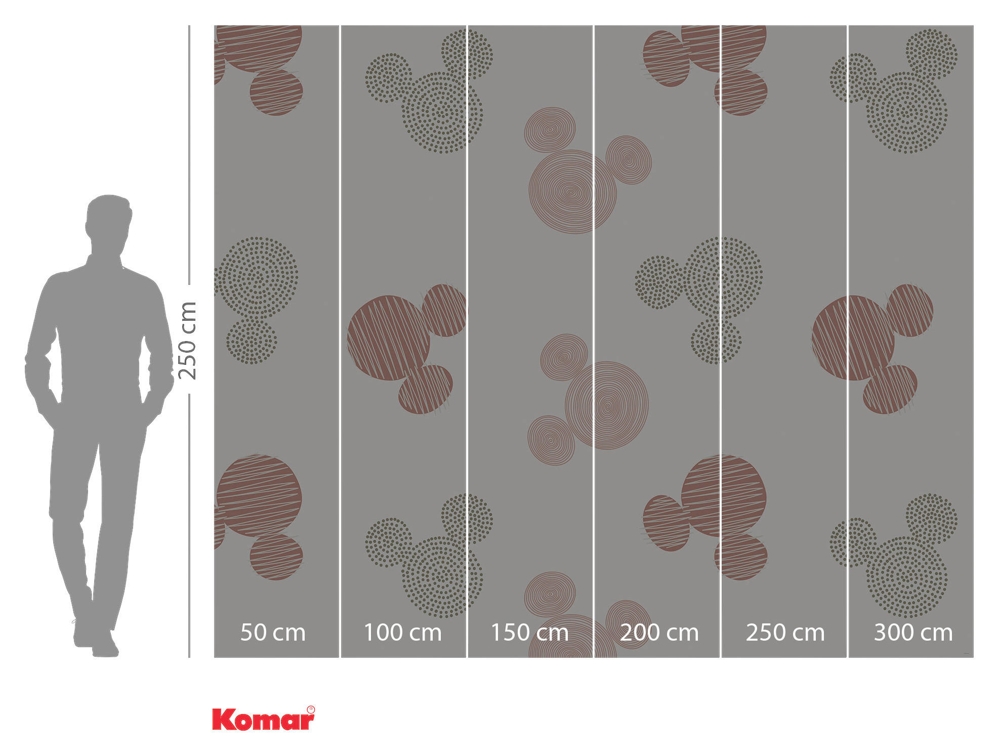 Komar Vliestapete »Digitaldruck Vlies - Mickey´s Cuties - Größe 300 x 250 c günstig online kaufen