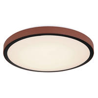 GLOBO LED-Deckenleuchte schwarz weiß Aluminium Metall H/D: ca. 9,5x42 cm SAMMI - weiß/schwarz (42,00/9,50cm) - GLOBO