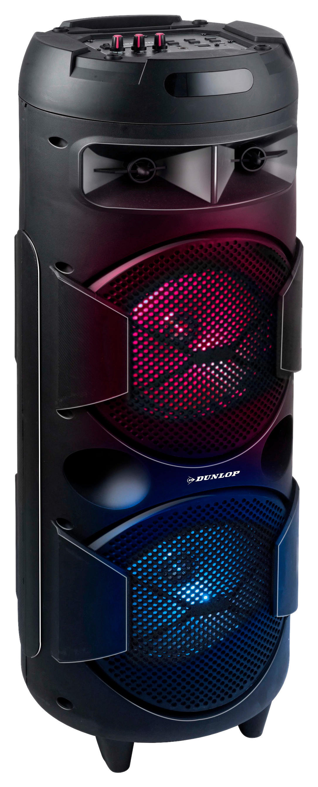 Dunlop Lautsprecher MW-538 schwarz Bluetooth-Partylautsprecher_MW-538 - schwarz - Dunlop