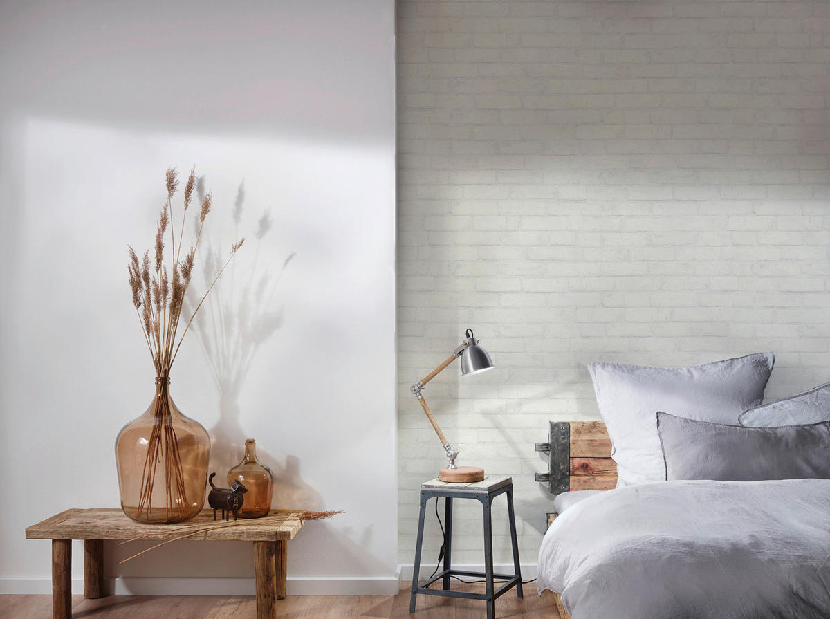 A.S.Creation Vliestapete Best of Wood`n Stone 2nd Edition Steine weiß B/L: ca. 53x1005 cm Best of Wood`n Stone 2nd Edition - weiß (53,00/1005,00cm) - A.S.Creation