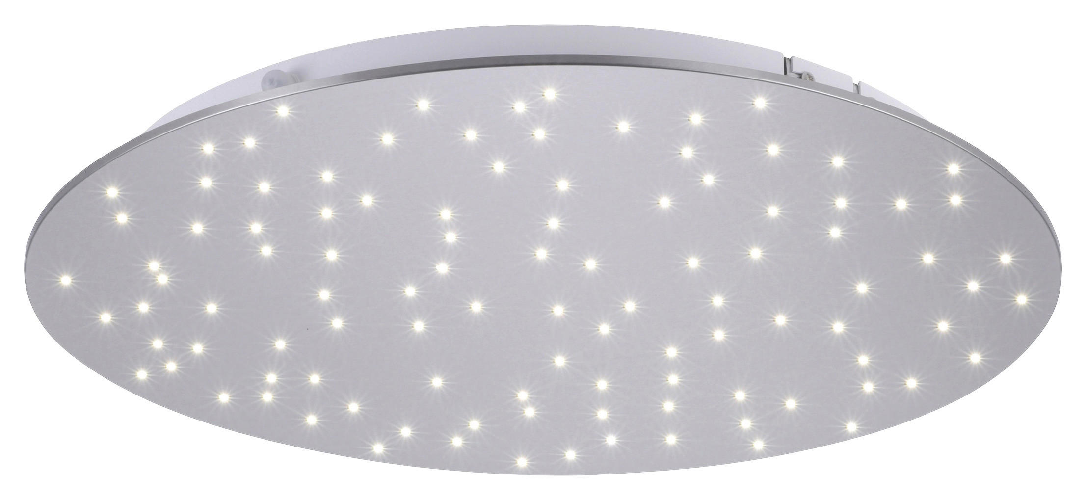 Just Light Deckenleuchte PN14673-55 Sparkle stahlfarbig Aluminium Stahl Kunststoff H/D: ca. 4x48 cm Sparkle - stahlfarbig (48,00/4,00cm) - Just Light