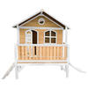 AXI Spielhaus Stef braun B/H/L: ca. 349x233x212 cm Stef - braun/weiß (212,00/349,00/233,00cm) - AXI