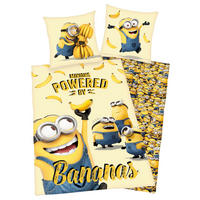 Baumwoll Wende Bettwäsche Minions Renforce Multi Baumwolle B/L: ca. 135x200 cm Minions - Multi (135,00/200,00cm)