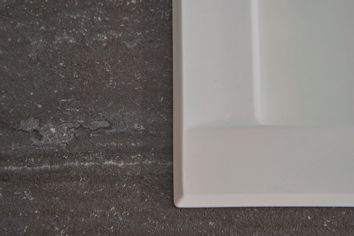 Respekta Einbauspüle Houston 80 x 50 W weiß Mineralite B/H/T: ca. 80x21x50 cm Houston 80 x 50 W - weiß (80,00/21,00/50,00cm) - Respekta