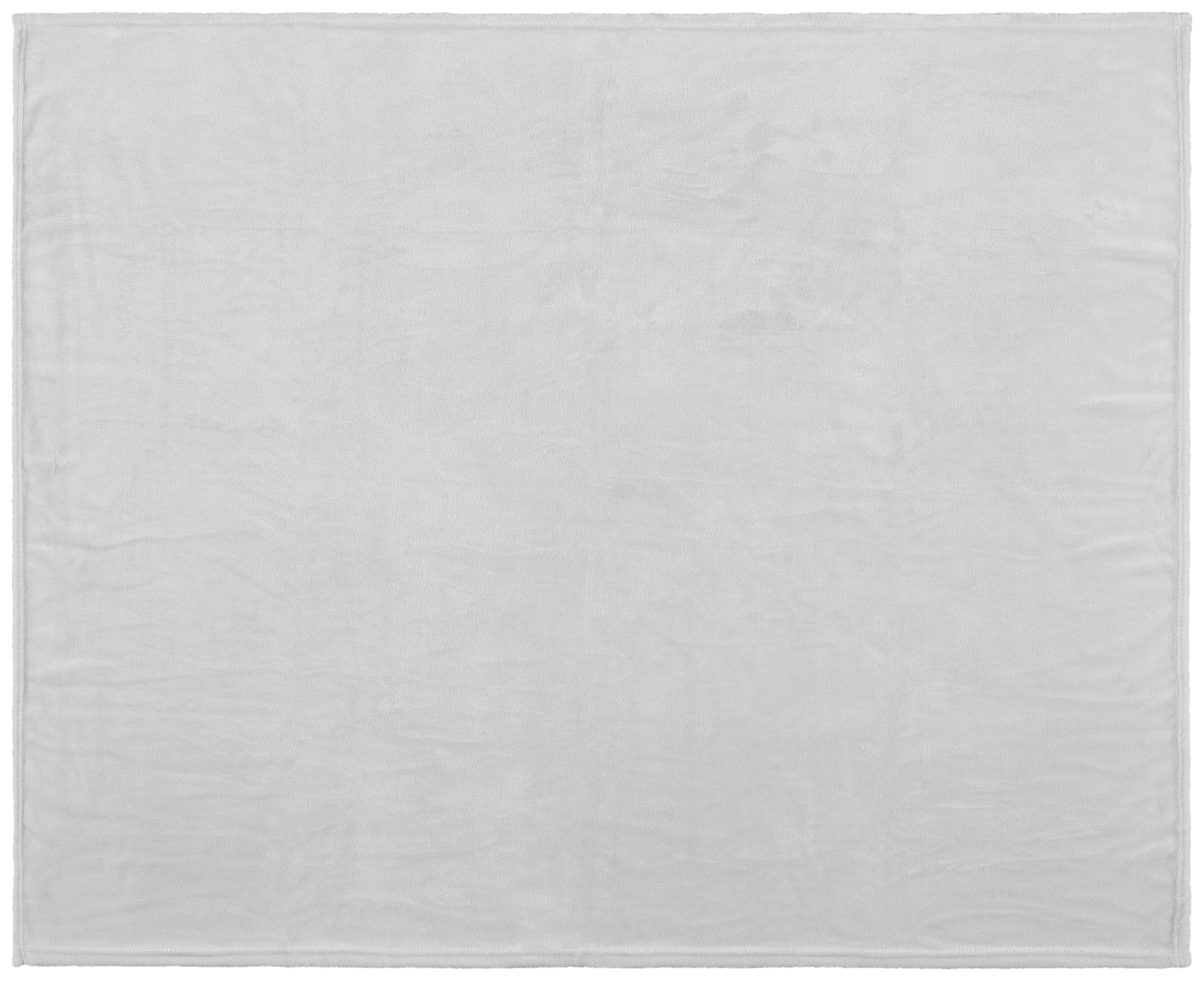 Flanelldecke Flanelldecke_XXL 160x220cm silber - silber (160,00/220,00cm)