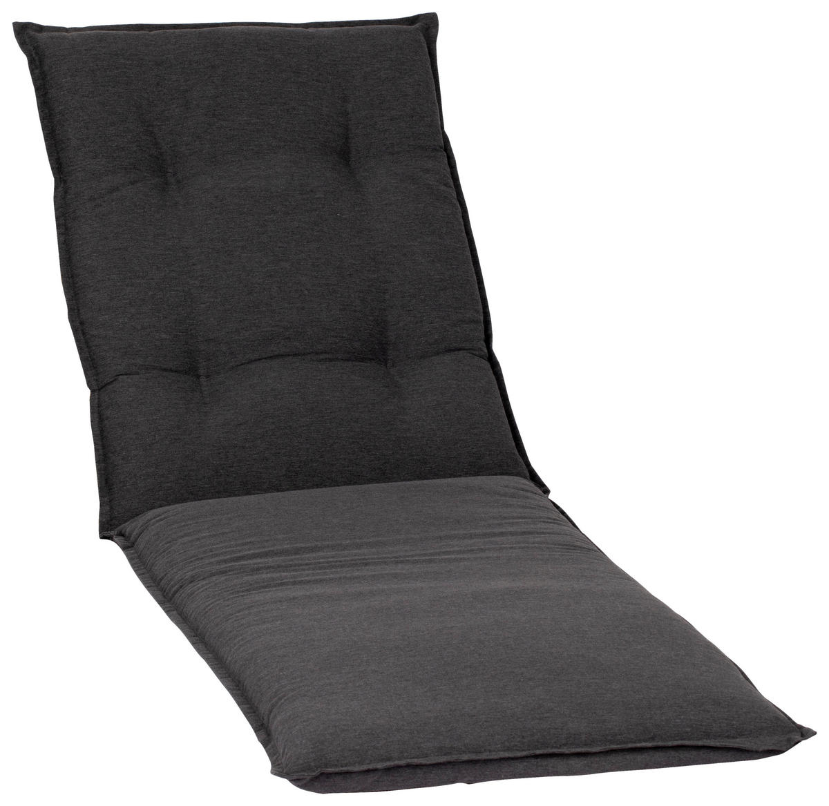 Beo Liegenauflage Tartu dunkelgrau Polyester B/H/L: ca. 58x8x191 cm Tartu - dunkelgrau (191,00/58,00/8,00cm) - Beo