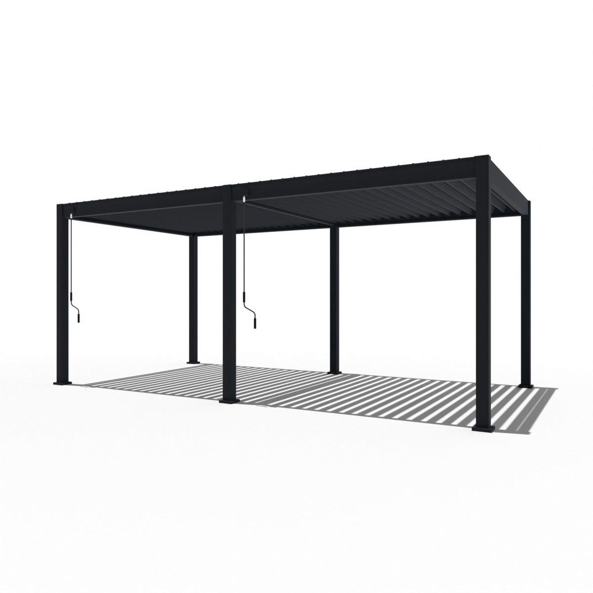 PergoLine Pergola Superior anthrazit Aluminium B/H/L: ca. 600x255x300 cm Superior - anthrazit (300,00/600,00/255,00cm) - PergoLine