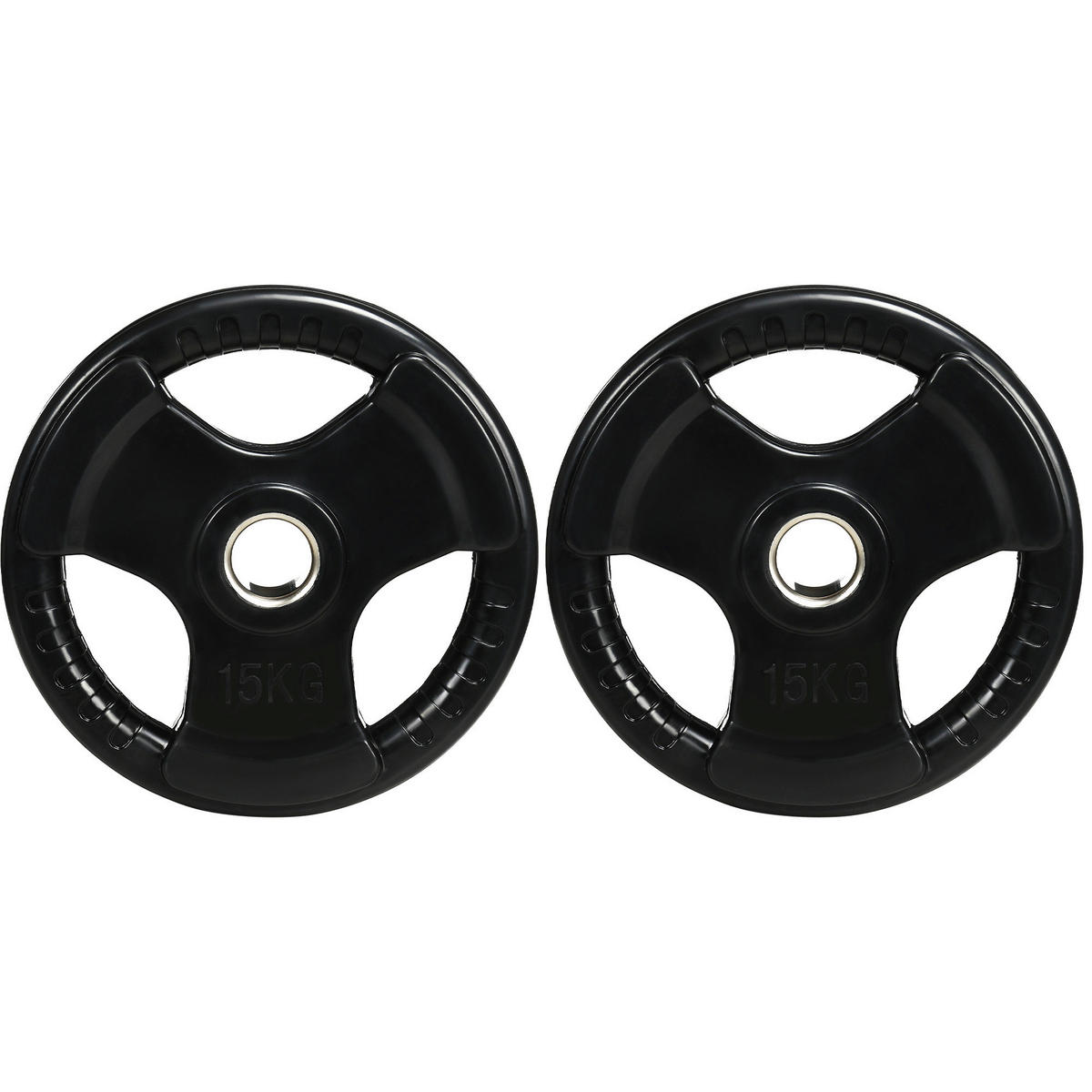 SPORTNOW Hantelscheibe schwarz Metall B/H/L: ca. 36x5x36 cm Hantelscheibe 2x 15 kg - schwarz (36,00/36,00/5,00cm) - SPORTNOW