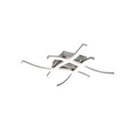 Reality Deckenleuchte R62474407 Route nickel matt weiß Metall Kunststoff B/H/T: ca. 46x7x46 cm Route - weiß/nickel matt (46,00/7,00/46,00cm) - Reality