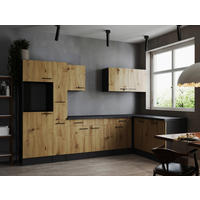 Winkelküche Oliver B/H/T: ca. 310x205x172 cm Oliver - granit/grau (310,00/205,00/172,00cm) - Respekta