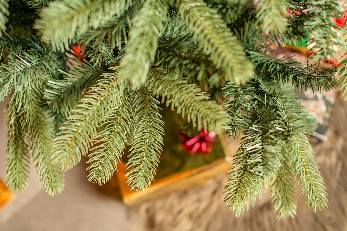 Evergreen Weihnachtsbaum Vermont Fichte grün PVC H/D: ca. 180x129 cm Vermont Fichte - grün (129,00/180,00cm) - Evergreen
