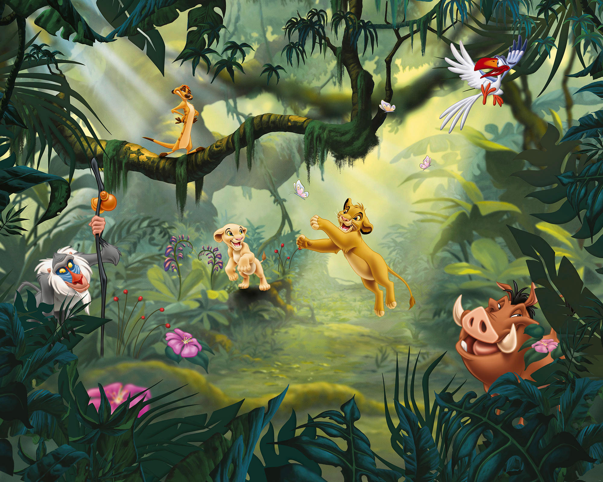 Komar Fototapete Lion King Hakuna Matata IADX7-004 B/H: ca. 350x280 cm Lion King Hakuna Matata IADX7-004 - (350,00/280,00cm) - Komar