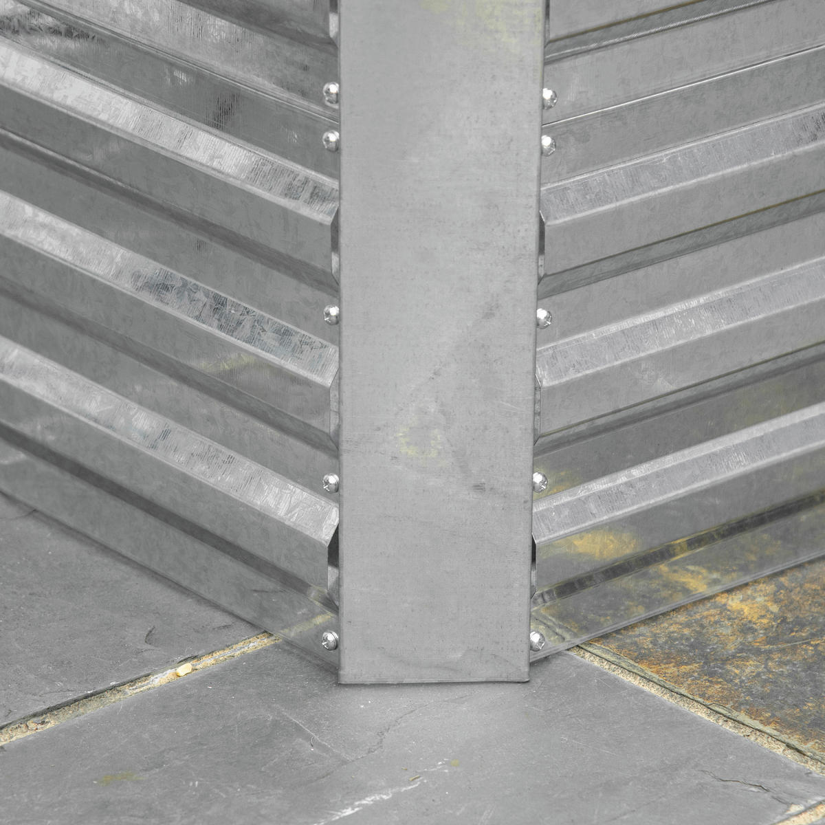 Outsunny Hochbeet silber Stahl B/H/L: ca. 90x59x180 cm Hochbeet - silber (180,00/90,00/59,00cm) - Outsunny