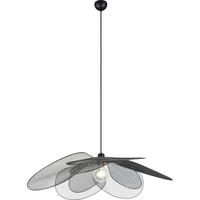 Reality Leuchten Pendelleuchte schwarz Metall H: ca. 150 cm E27 1 Brennstellen Fleure - schwarz (150,00cm) - Reality Leuchten