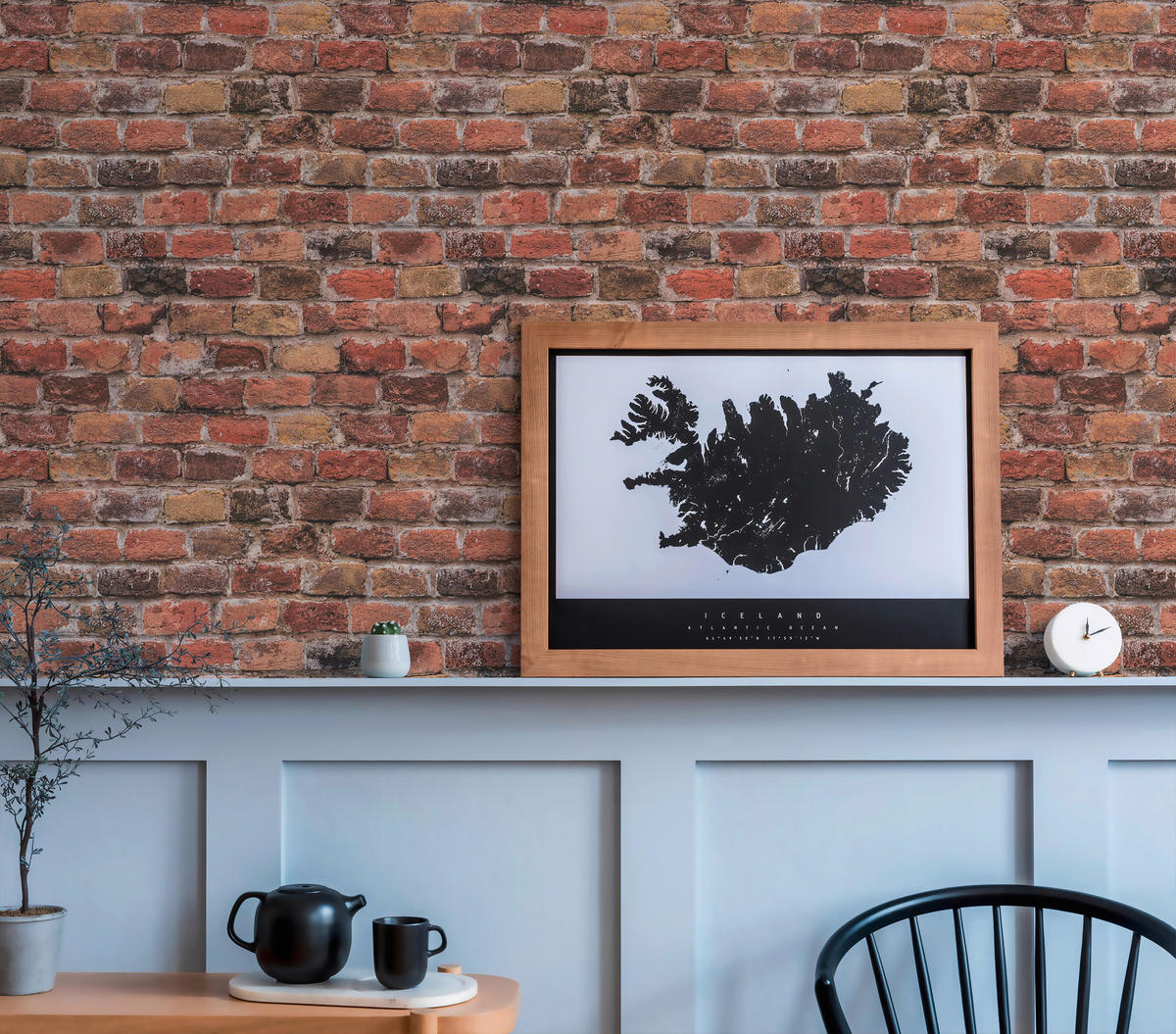 A.S.Creation Vliestapete orange braun B/H/D: ca. 53x1005x8,6 cm Vliestapete - braun/orange (8,60/1005,00cm) - A.S.Creation