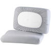 Kissenbezug Univ.-Kissenbezug_2erPack silber - silber (45,00/65,00cm)
