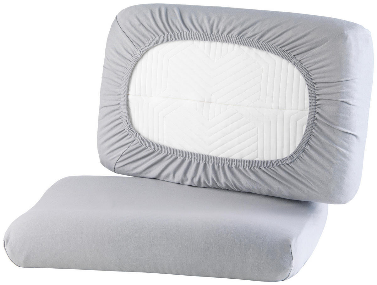 Kissenbezug Univ.-Kissenbezug_2erPack silber - silber (45,00/65,00cm)