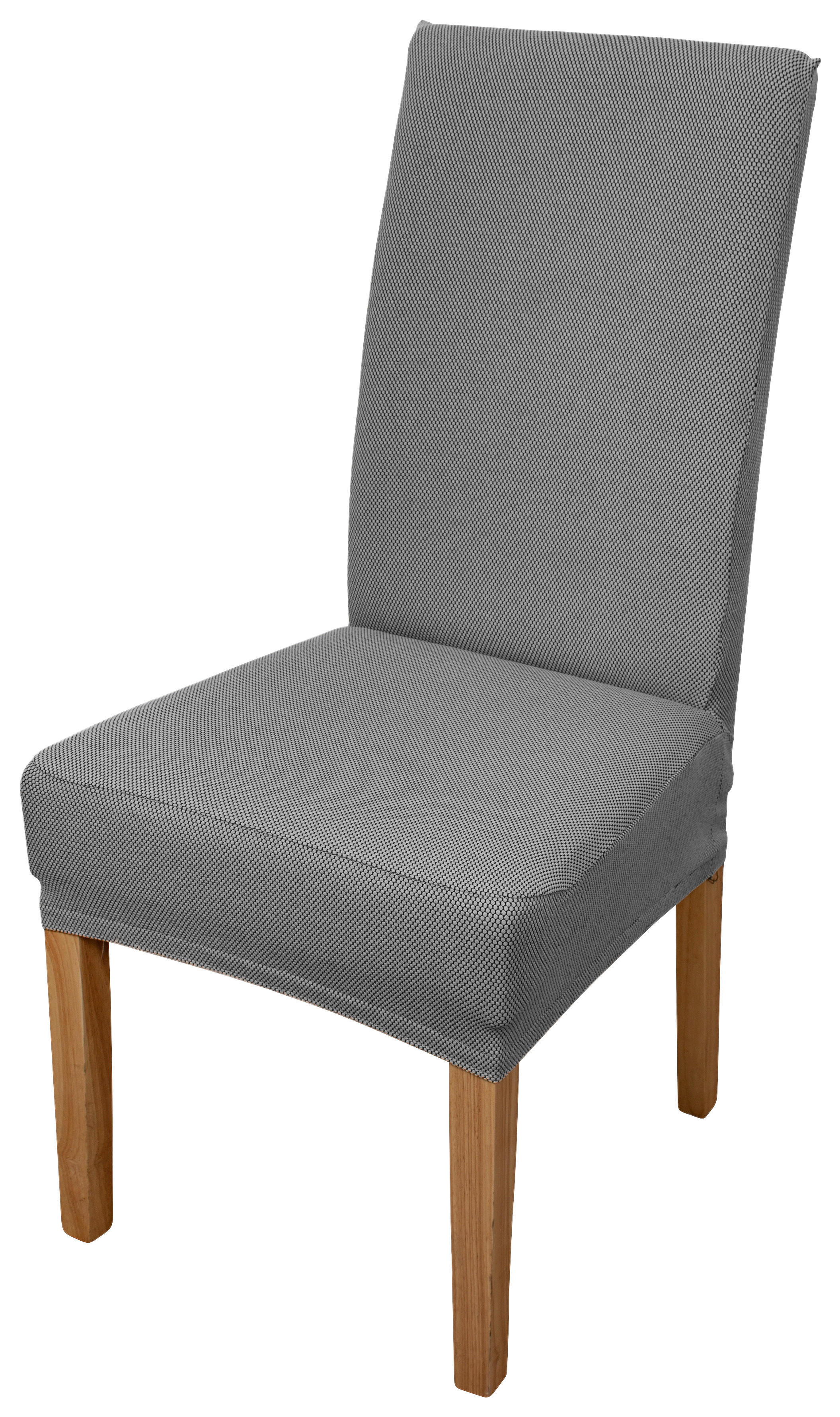 Stuhlhusse Stuhlhusse_Honey_Comb grau - grau (40,00/65,00/40,00cm)