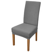 Stuhlhusse Stuhlhusse_Honey_Comb grau - grau (40,00/65,00/40,00cm)