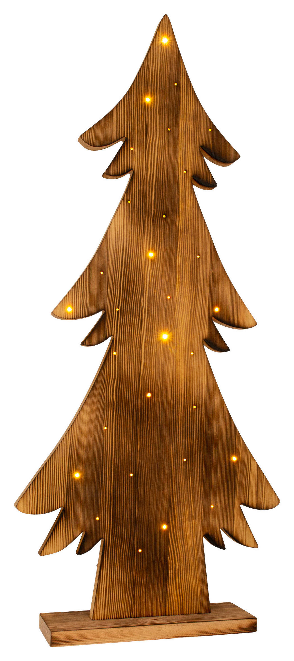 Näve Leuchten LED-Baum LED-Holztannenbaum - natur (40,00/90,00/30,00cm) - Näve Leuchten