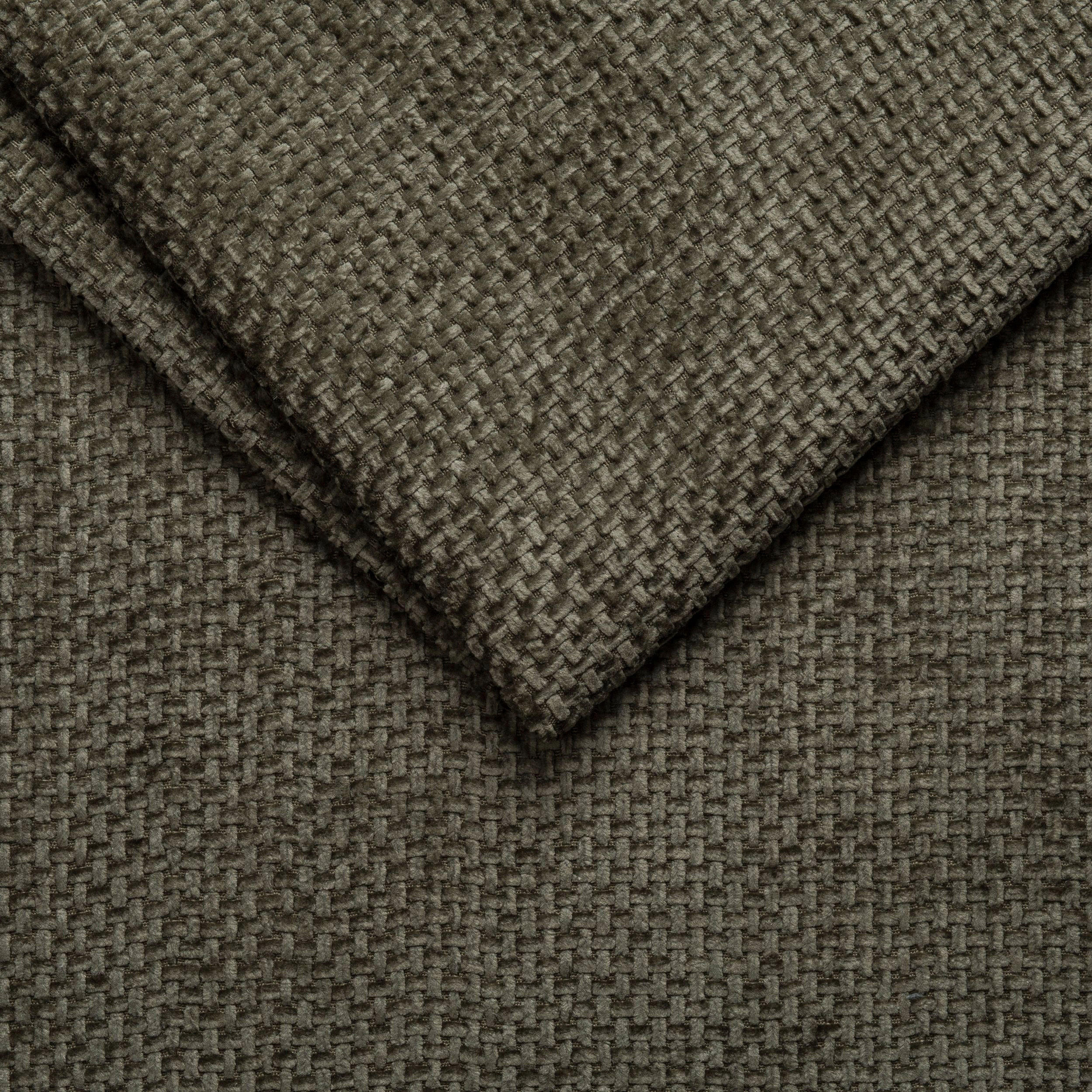 Ecksofa Paula_1 olive Microfaser B/H/T: ca. 306x92x203 cm Paula_1 - olive/schwarz (306,00/92,00/203,00cm)