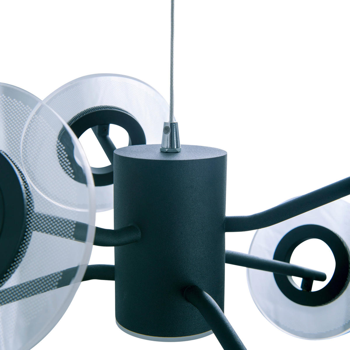 Näve Leuchten Pendelleuchte NV6137722 Discus - schwarz (57,00/150,00/57,00cm) - Näve Leuchten