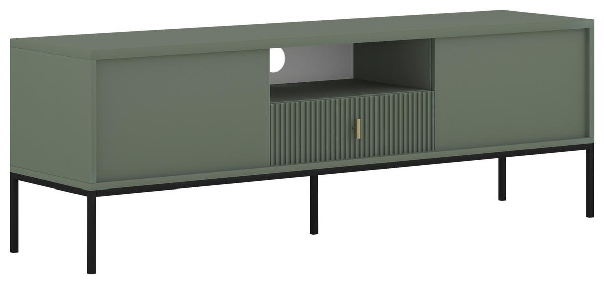 TV-Lowboard MAGIORRE grün B/H/T: ca. 154,5x52,4x39 cm MAGIORRE - grün (154,50/52,40/39,00cm) - WIPMEB