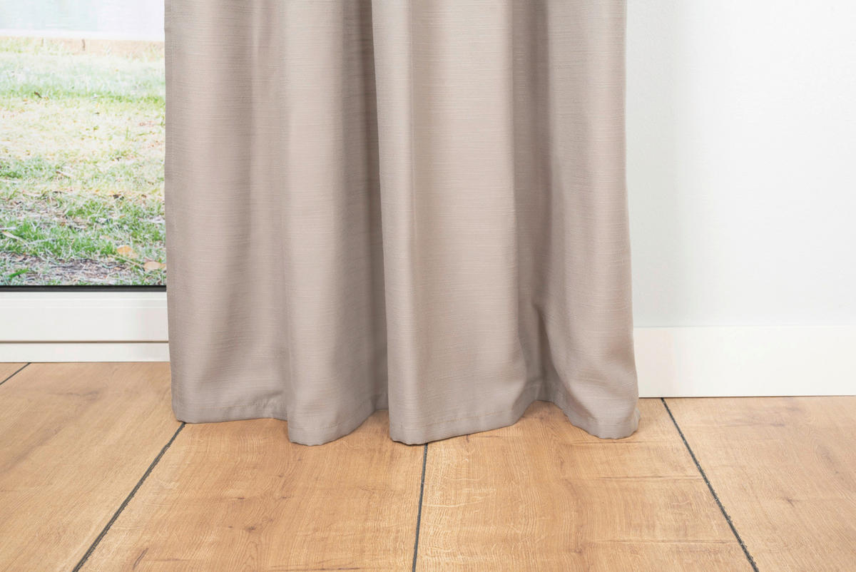 Ösenvorhang BALANCE Cappuccino B/L: ca. 135x245 cm BALANCE - Cappuccino (135,00/245,00cm)
