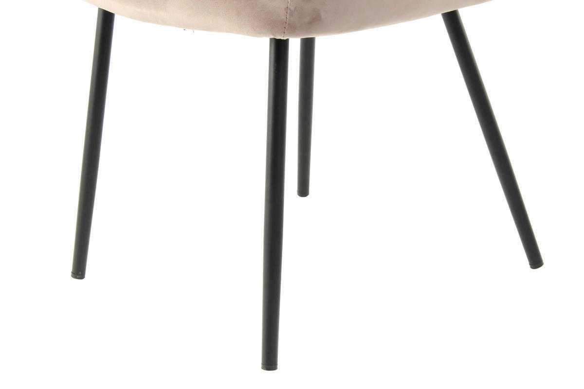 Stuhl Cobain 800 2er hellbraun Microfaser B/H/T: ca. 60,5x81x60 cm Cobain 800 2er - schwarz/hellbraun (60,50/81,00/60,00cm) - 360 Living