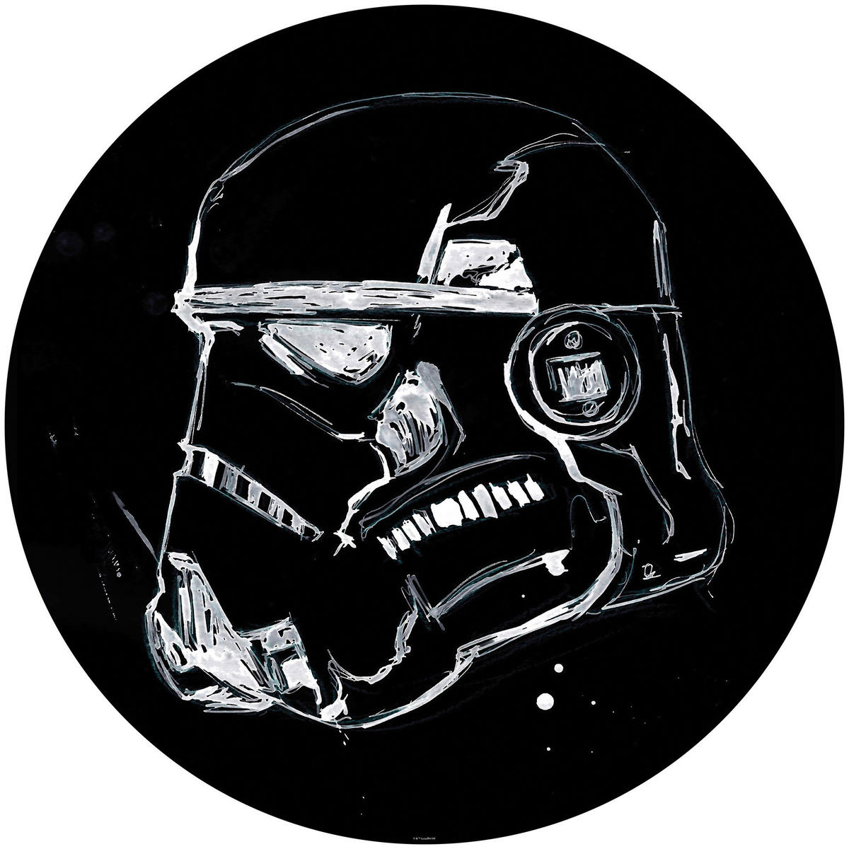 Komar Fototapete Star Wars Ink Stormtrooper D: ca. 125 cm Star Wars Ink Stormtrooper - (125,00cm) - Komar