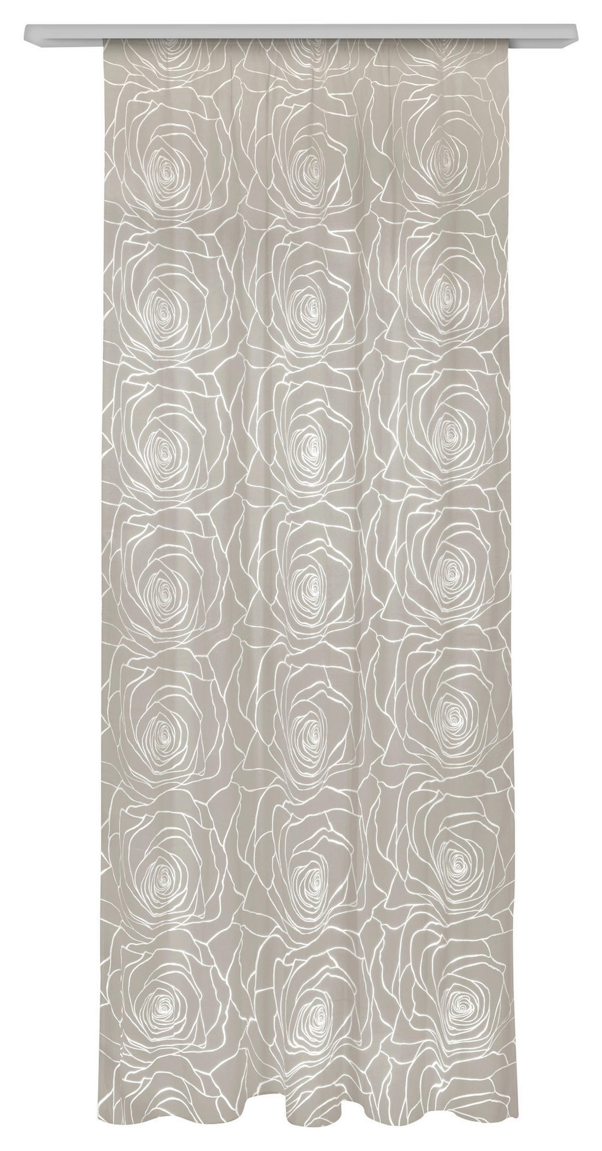 Verdunklungsvorhang Roses kitt B/L: ca. 140x245 cm Roses - kitt (140,00/245,00cm)
