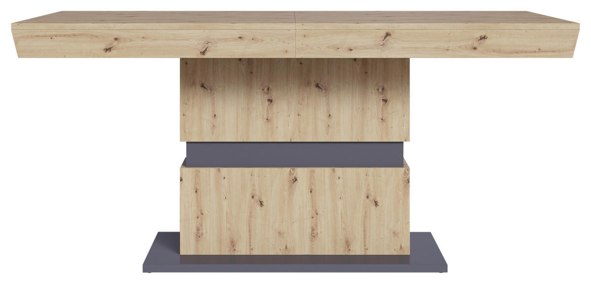 Tisch MATTHEW Eiche Nachbildung anthrazit B/H/T: ca. 160x75x90 cm MATTHEW - Eiche/anthrazit (160,00/75,00/90,00cm) - byLIVING